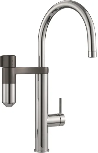 FRANKE Vital Festauslauf Einhebelmischer mit 3-Stufen Kapsel Trinkwasserfiltersystem 360 schwenkbarer Auslauf