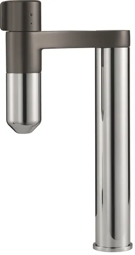 FRANKE Armatur Standalone Vital Chrom / Gun Metal 3-Stufen Kapsel Trinkwasserfiltersystem 360 schwenkbarer Auslauf