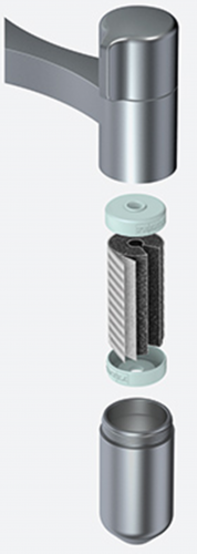 FRANKE Vital Semi Pro Einhebelmischer Pendelbrause mit 3-Stufen Kapsel Trinkwasserfiltersystem 360 schwenkbarer Auslauf