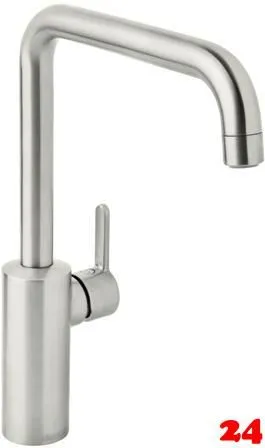 DAMIXA Kchenarmatur Silhouet Stahl PVD Einhebelmischer mit Festauslauf