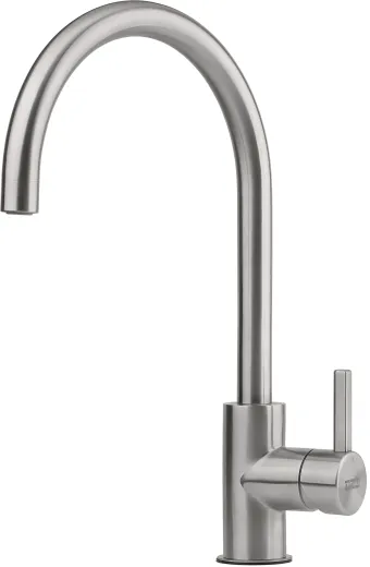 ✅ FRANKE Kchenarmatur Eos Neo Einhebelmischer Edelstahl massiv mit Festauslauf mi Laminar Perlator 180 schwenkbarer Auslauf