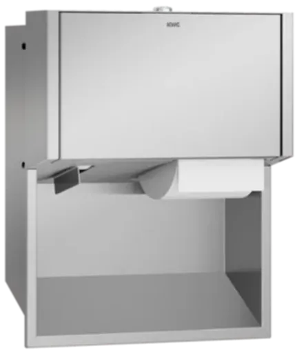 KWC PROFESSIONAL EXOS WC-Doppelrollenhalter EXOS676EX mit Spindelsystem fr die Unterputzmontage