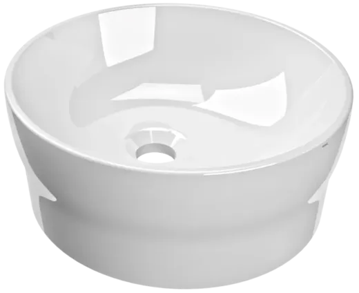 KWC PROFESSIONAL RONDAtop Aufsatzwaschtisch ANMT2001 Waschtisch MIRANIT Montage auf Waschtischplatte ohne berlauf