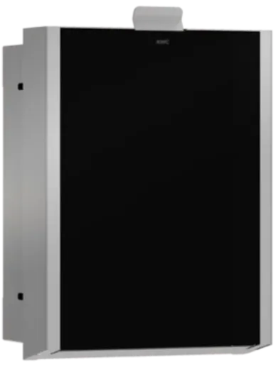 KWC PROFESSIONAL EXOS Hygieneabfallbehlter EXOS611EB fr die Unterputzmontage Fassungsvermgen zirka 3,7 Liter