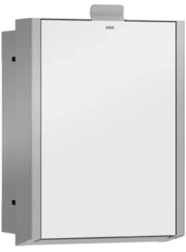 KWC PROFESSIONAL EXOS Hygieneabfallbehlter EXOS611EW fr die Unterputzmontage Fassungsvermgen zirka 3,7 Liter