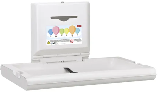 KWC PROFESSIONAL CAMBRINO Baby-Wickeltisch horizontal CAMB10HP fr die Wandmontage und klappbar