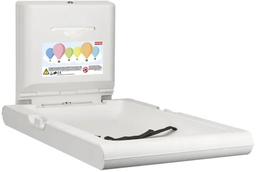 KWC PROFESSIONAL CAMBRINO Baby-Wickeltisch vertikal CAMB20VP fr die Wandmontage und klappbar
