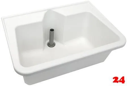 KWC PROFESSIONAL Mehrzweckbecken MB7050 aus Verbundstoff Farbe Wei fr Wandmontage ohne berlauf