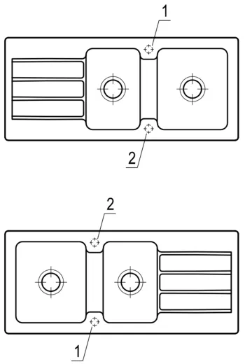 Villeroy & Boch ARCHITECTURA 80-Premiumline Einbausple / Keramiksple in Sonder Farben