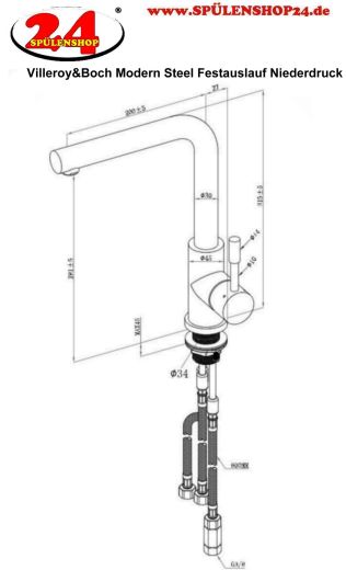Villeroy&Boch Modern Steel ESM-ND kaufen | Spülenshop24