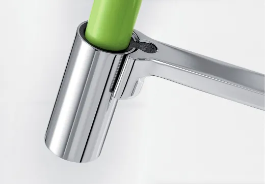 BLANCO Kchenarmatur Viu S Flexo Chrom/Mehrfarbig Einhebelmischer mit flexibler Pendelbrause