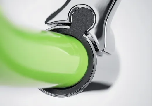 BLANCO Kchenarmatur Viu S Flexo Chrom/Mehrfarbig Einhebelmischer mit flexibler Pendelbrause