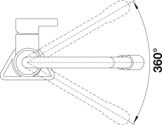 BLANCO Kchenarmatur Viu S Flexo Chrom/Mehrfarbig Einhebelmischer mit flexibler Pendelbrause