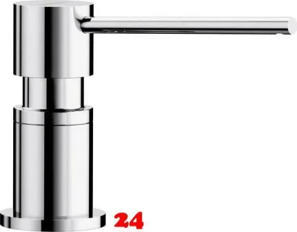 BLANCO Seifenspender Lato Chrom Splmittelspender / Dispenser bequeme Druckbettigung von oben