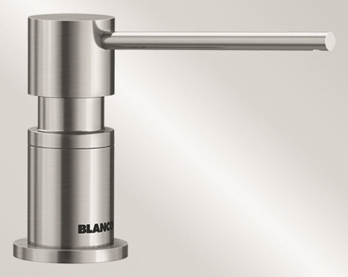 {LAGER} BLANCO Seifenspender Lato PVD Steel Splmittelspender / Dispenser bequeme Druckbettigung von oben