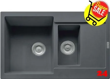 ✅ FRANKE Küchenspüle Maris MRG 651-78 Fragranit+ Einbauspüle / Granitspüle mit Druckknopfventil Farbe Graphit ✅ FRANKE Küchenspüle Maris MRG 651-78 Fragranit+ Einbauspüle / Granitspüle mit Druckknopfventil Farbe Graphit
