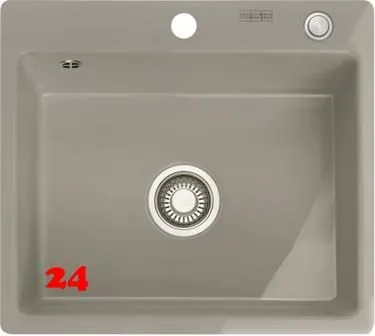 ✅ FRANKE Kchensple Mythos MTK 610-58-Keramik Fraceram Einbausple / Keramiksple Farbe Perlgrau