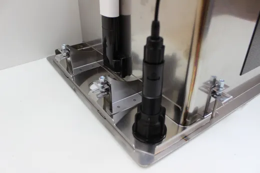 ✅ TASCA ASOLO AA34 HLB Kchensple / Edelstahlsple mit Flachrand Siebkorb als Druckknopfventil