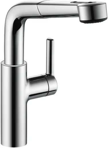 KWC Kchenarmatur Suno 10.171.003.000FL Einhebelmischer Chrom mit Zugauslauf und Brausefunktion (123971)