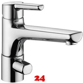 KWC Kchenarmatur Suno 10.171.063.000FL Einhebelmischer Chrom mit Festauslauf mit Gerteabsperrventil (123956)