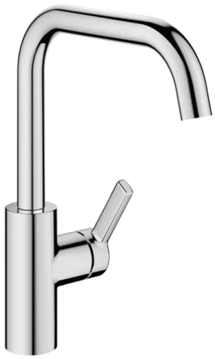 KWC Kchenarmatur Luna-E 10.441.013.000FL Einhebelmischer Chrom mit Festauslauf (125131)