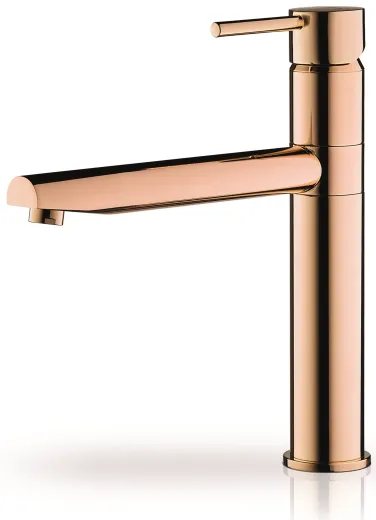 PYRAMIS Kchenarmatur Rota Elegant Einhebelmischer Rose' Gold mit Festauslauf