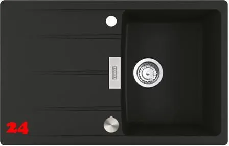 FRANKE Kchensple Centro CNG 611-78 Fragranit+ Einbausple / Granitsple mit Siebkorb als Drehknopfventil