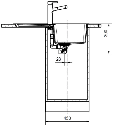FRANKE Kchensple Centro CNG 611-78 Fragranit+ Einbausple / Granitsple mit Siebkorb als Drehknopfventil