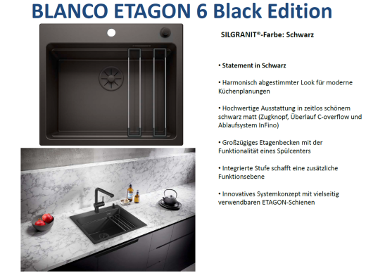 BLANCO ETAGON 6 Black Edition online kaufen | Spülenshop24