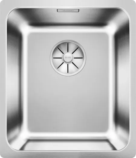 BLANCO Kchensple Solis 340-U Edelstahlsple / Unterbaubecken mit Ablaufsystem InFino und Handbettigung