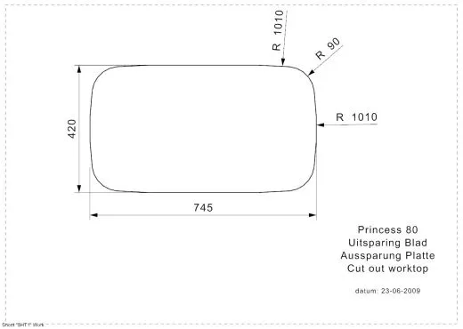 REGINOX Kchensple Princess 80 Einbausple Edelstahl 3 in 1 mit Flachrand Doppelbecken Siebkorb als Stopfenventil
