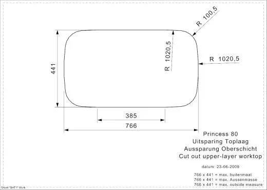 REGINOX Kchensple Princess 80 Einbausple Edelstahl 3 in 1 mit Flachrand Doppelbecken Siebkorb als Stopfenventil