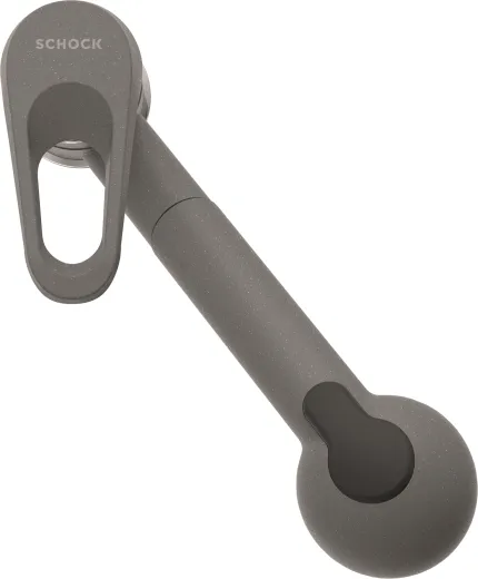 SCHOCK Kchenarmatur Cosmo Cristalite Basic Line Einhebelmischer Zugauslauf 140 schwenkbarer Auslauf
