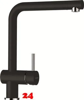 ❎ SCHOCK Kchenarmatur Epos Cristalite Basic Line Einhebelmischer Festauslauf 360 schwenkbarer Auslauf