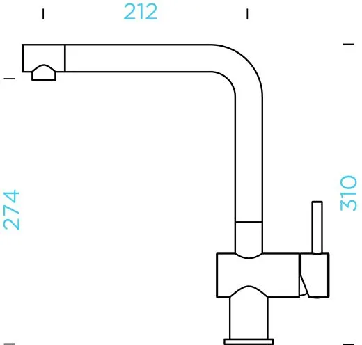 ❎ SCHOCK Kchenarmatur Epos Cristalite Basic Line Einhebelmischer Festauslauf 360 schwenkbarer Auslauf