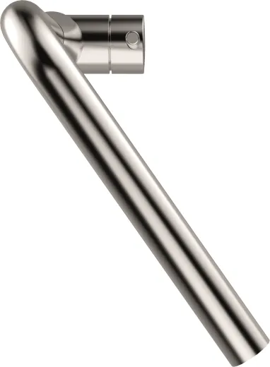 SCHOCK Kchenarmatur Keto EDM Einhebelmischer Edelstahl massiv mit Festauslauf 360 schwekbarer Auslauf