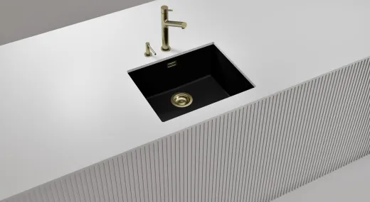 Schock Seifenspender Samo-L White Gold Sp�lmittelspender / Dispenser Goldfarben