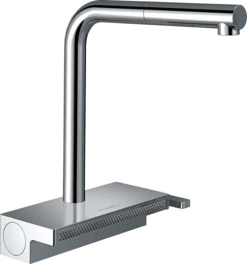 HANSGROHE Kchenarmatur Aquno Select M81 Chrom Einhebelmischer 250 mit Ausziehauslauf, 2jet, sBox (73830000)
