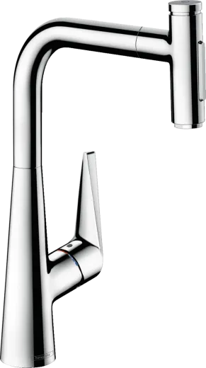 HANSGROHE Kchenarmatur Talis Select M51 Chrom Einhebelmischer 300 mit Ausziehbrause, 2jet (72823000)