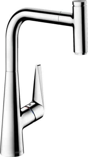 HANSGROHE Kchenarmatur Talis Select M51 Chrom Einhebelmischer 300 mit Ausziehauslauf, 1jet (72821000)