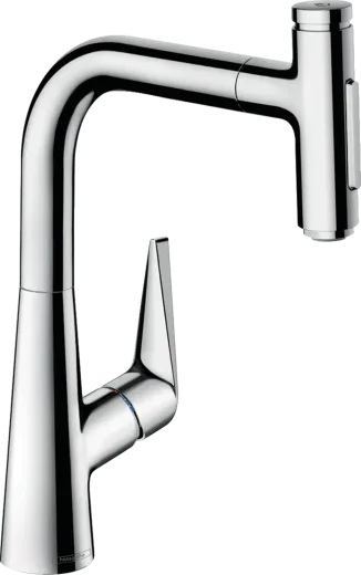 HANSGROHE Kchenarmatur Talis Select M51 Chrom Einhebelmischer 220 mit Ausziehbrause, 2jet, sBox (73868000)