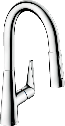 HANSGROHE Kchenarmatur Talis M51 Chrom Einhebelmischer 160 mit Ausziehbrause, 2jet (72815000)