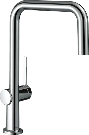 HANSGROHE Kchenarmatur Talis M54 Chrom Einhebelmischer U 220 mit Festauslauf Schwenkbereich einstellbar, 1jet (72806000)