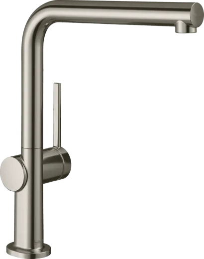 ✅ HANSGROHE Kchenarmatur Talis M54 Edelstahl Finish Einhebelmischer 270 mit Festauslauf Schwenkbereich einstellbar, 1jet (72840800)