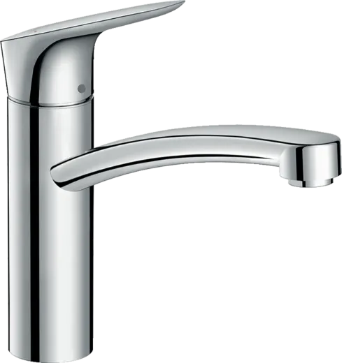 HANSGROHE Kchenarmatur Logis M31 Chrom Einhebelmischer 160 mit Festauslauf, 1jet 360 schwenkbarer Auslauf (71832000)