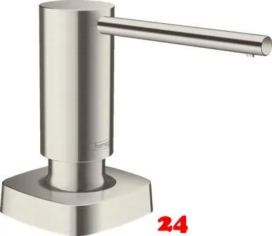 HANSGROHE Seifenspender A71 Splmittelspender / Dispenser Edelstahl Finish (40468800)