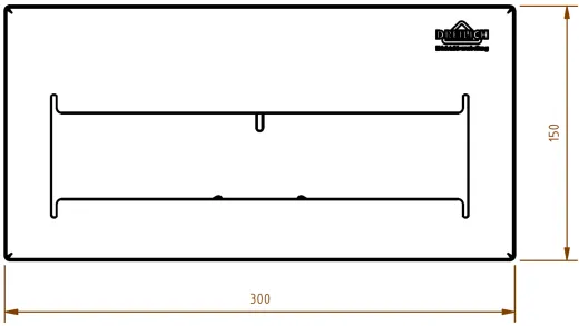 DREILICH Sirius II Papierhandtuchspender 9120104F fr die verdeckte Untertischmontage mit Federschnpper (2002040076)