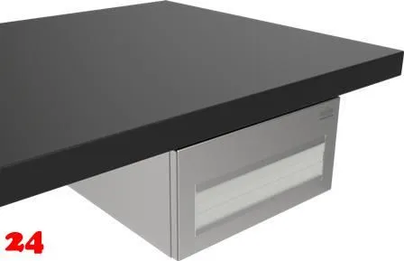 DREILICH Sirius II Papierhandtuchspender 9120104M fr die verdeckte Untertischmontage mit verdecktem Magnetschloss (2002040007)