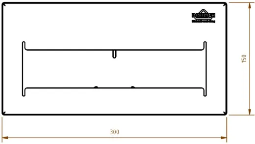 DREILICH Sirius II Papierhandtuchspender 9120104M fr die verdeckte Untertischmontage mit verdecktem Magnetschloss (2002040007)