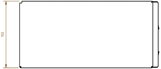 DREILICH Sirius II Papierhandtuchspender 9120104M fr die verdeckte Untertischmontage mit verdecktem Magnetschloss (2002040007)